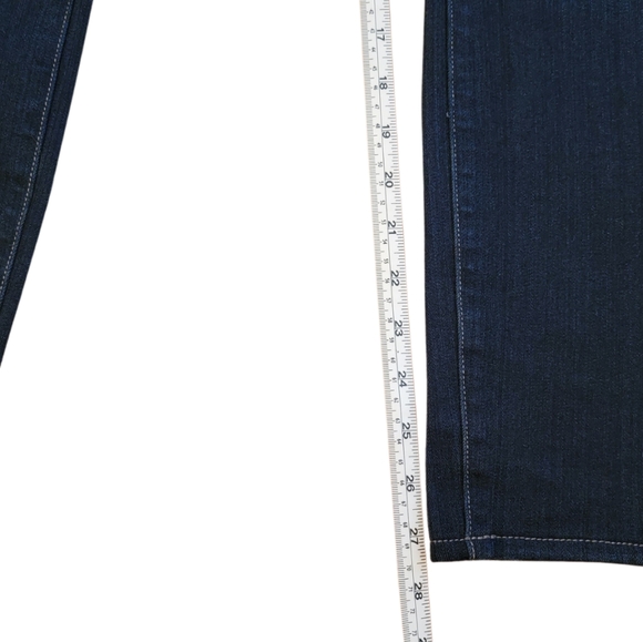 Paige Edgemont Jeans - Dark Blue Skinny Jeans - Picture 6 of 14